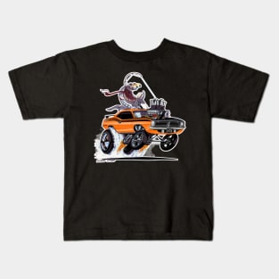 FISHTAILIN 1970 HEMI 'cuda vitamin C AAR Kids T-Shirt